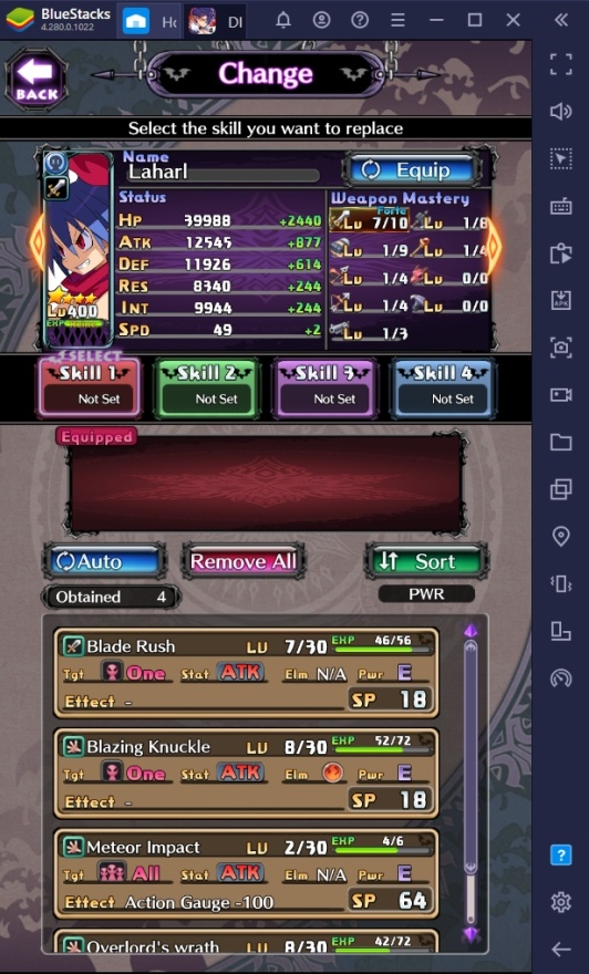 Disgaea Stat Menu How to Power Up Your Units in Disgaea RPG | BlueStacks