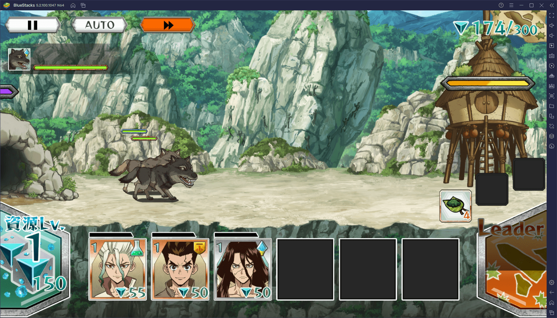 BlueStacksを使ってPCで『Dr.STONE バトルクラフト』を遊ぼう