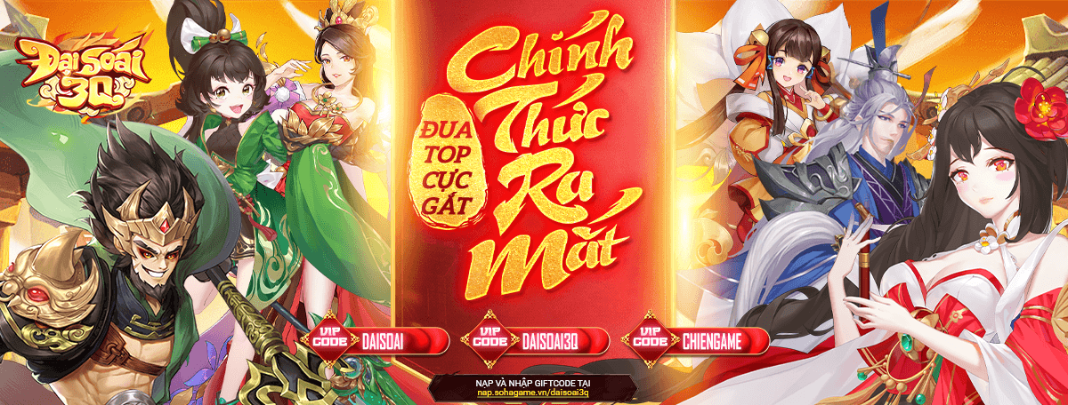 Cách nạp giftcode khi chơi Đại Soái 3Q nhân dịp game ra mắt