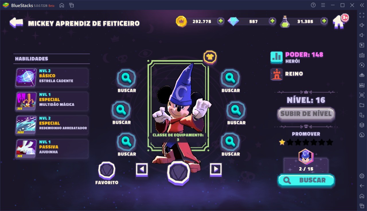 Disney Sorcerer’s Arena: Conheça o seu Time