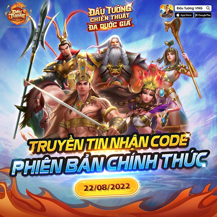 Game chiến thuật Đấu Tướng VNG chính thức ra mắt