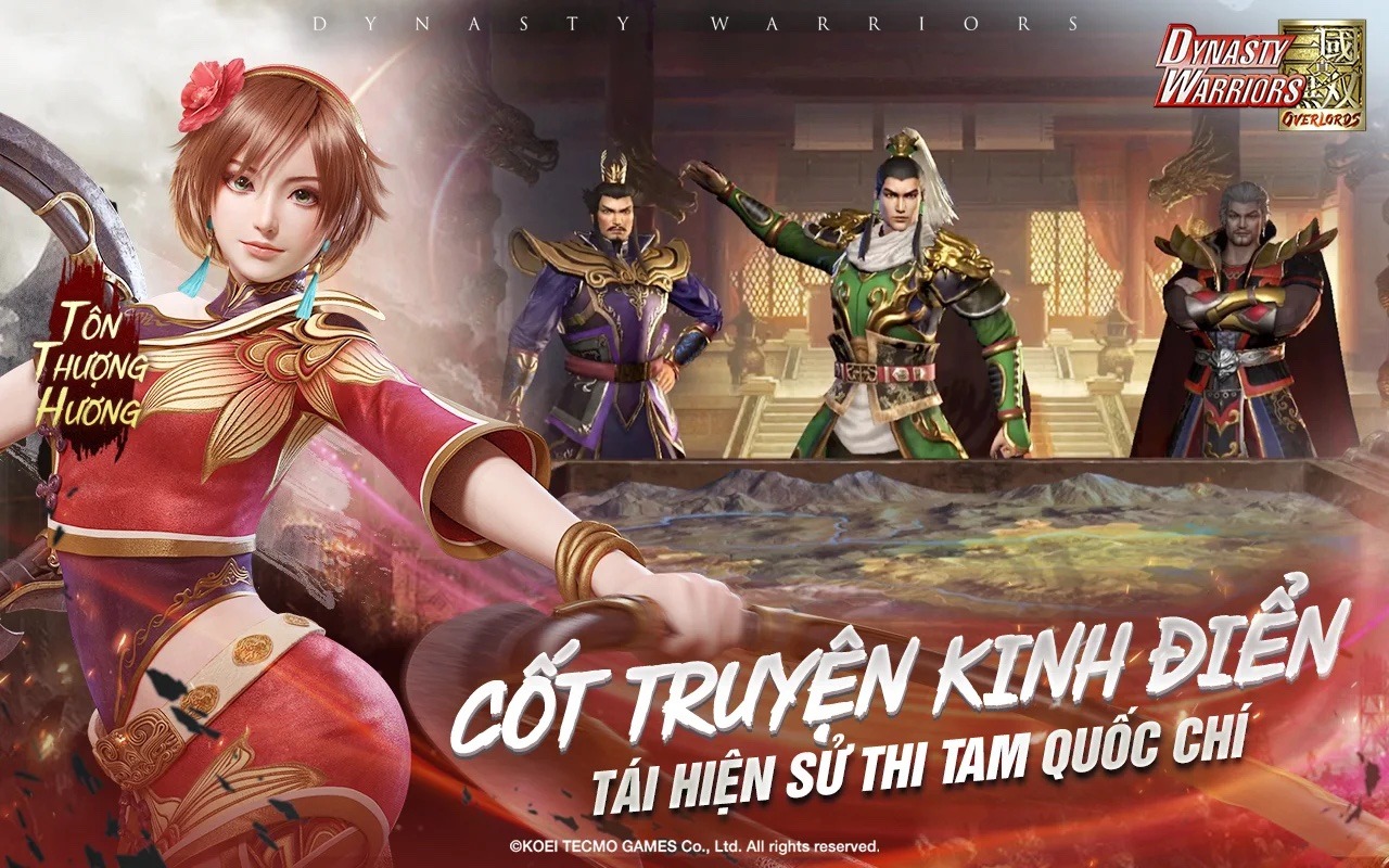 Dynasty Warriors: Overlords tung hình ảnh VIệt hóa, mở đăng ký trước