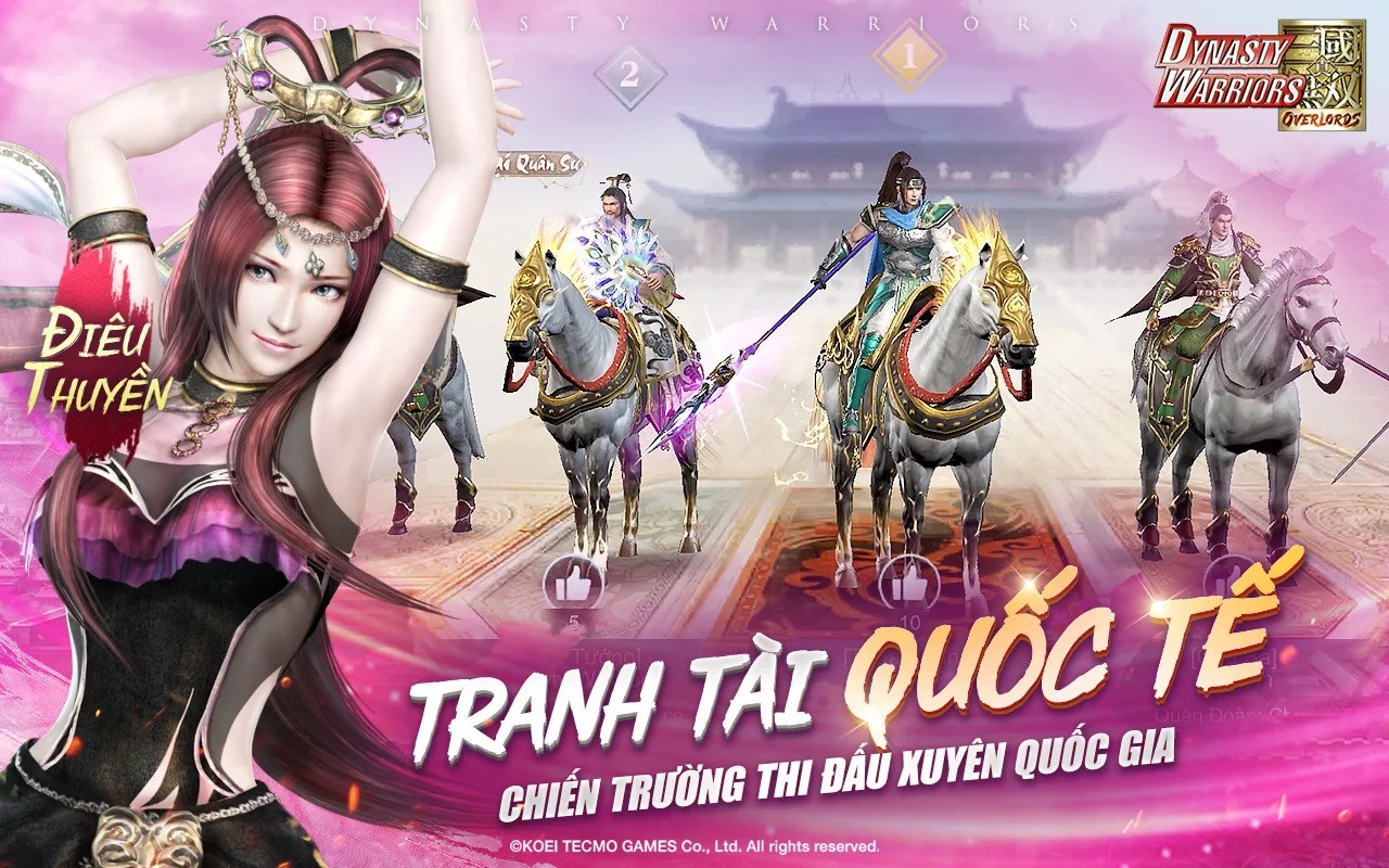 Dynasty Warriors: Overlords tung hình ảnh VIệt hóa, mở đăng ký trước