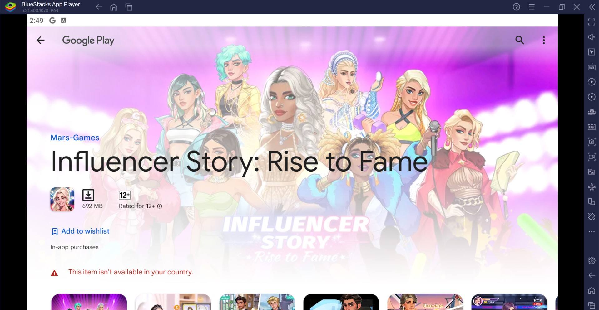 How to Play Influencer Story: Rise to Fame on PC with BlueStacks