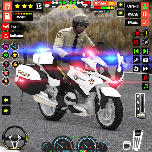 polis arabas sürme araba oyunu