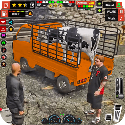 Wild Animal Cargo Truck Game