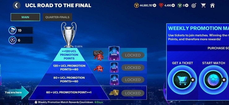 EA SPORTS FC MOBILE เส้นทาง UCL สู่รอบชิงชนะเลิศ