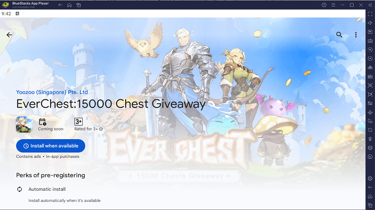 Cara Memainkan EverChest:15000 Chest Giveaway di PC dengan BlueStacks