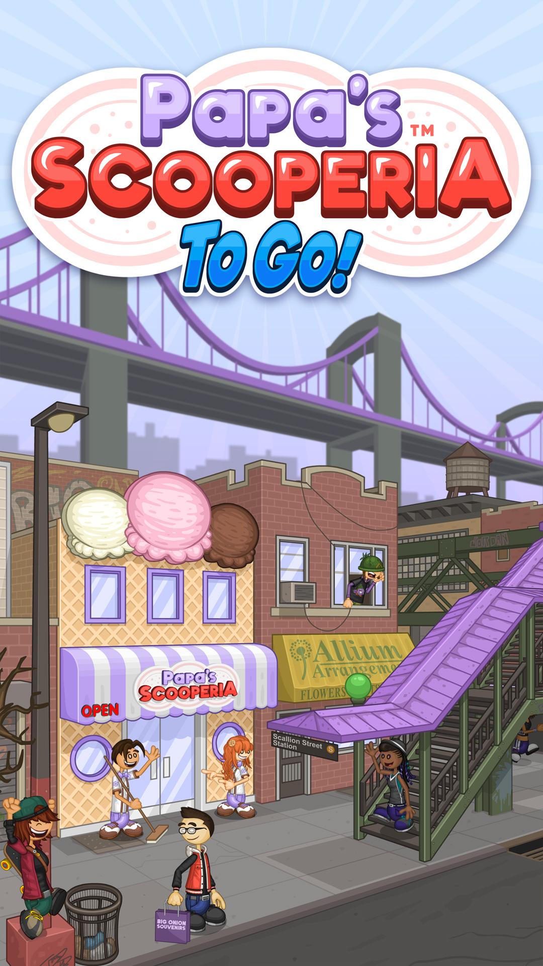  Download  Papa s  Scooperia  to Go on PC with BlueStacks