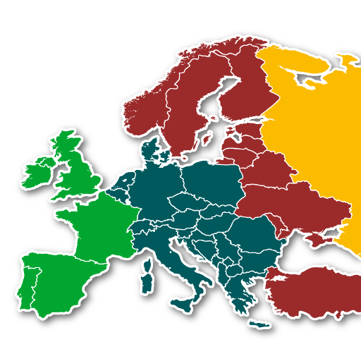 Juego de Mapa de Europa – País