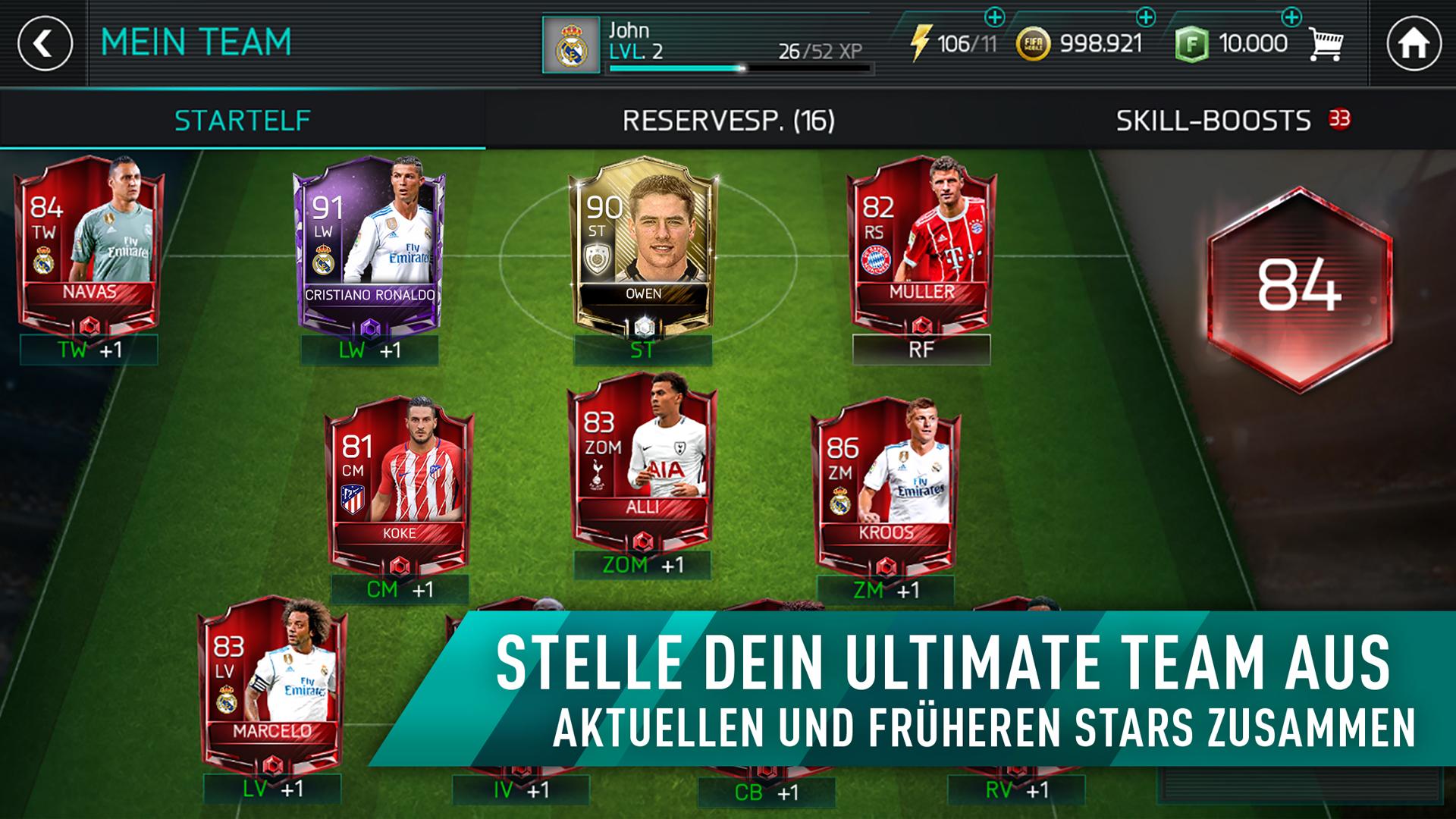 Spiele FIFA Fußball auf PC mit BlueStacks
