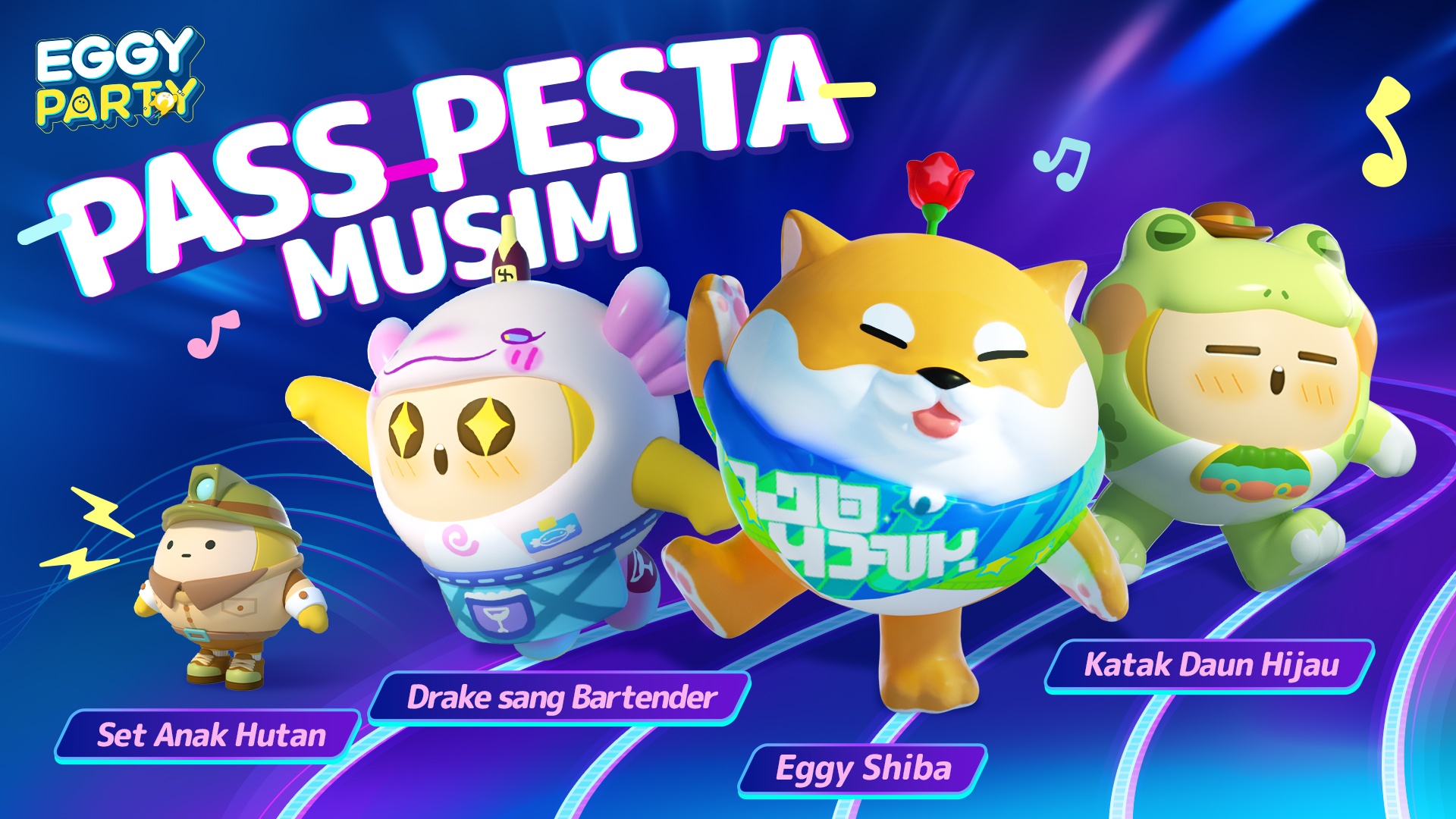 Eggy Party, Game Multiplayer Kompetitif Dari NetEase Telah Hadir Di Wilayah Asia Tenggara