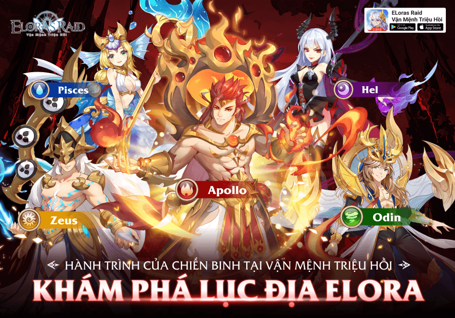 Elora's Raid - Chính Hãng - Game thẻ tướng nhàn rỗi phong cách Anime sắp phát hành