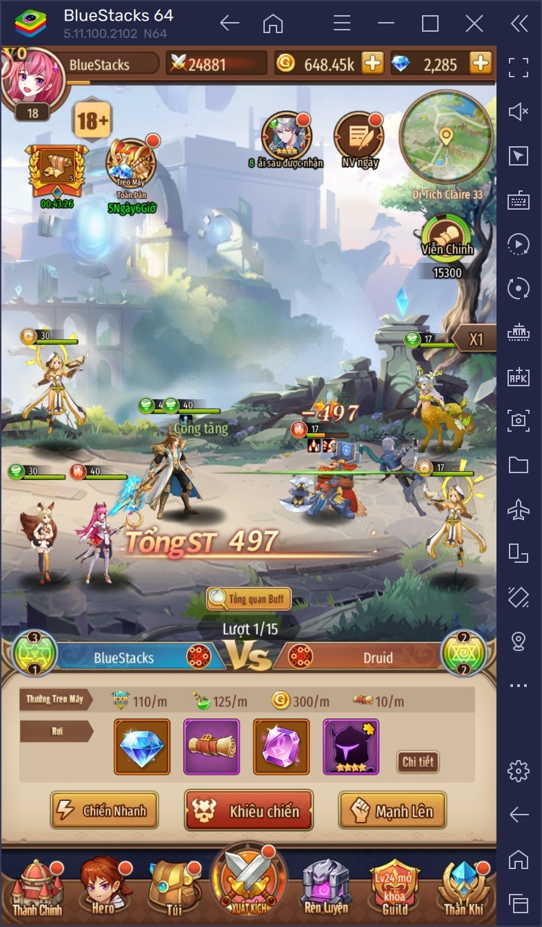 Cẩm nang chiến thắng khi chơi Elora’s Raid: Vận Mệnh Triệu Hồi trên PC với BlueStacks