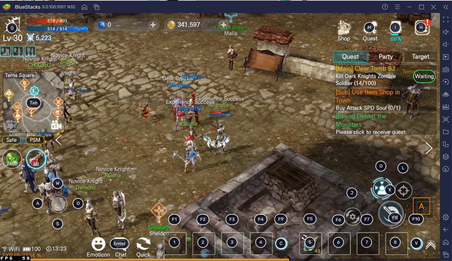 Panduan Bermain MMORPG Mobile EOS RED di PC Menggunakan Aplikasi BlueStacks