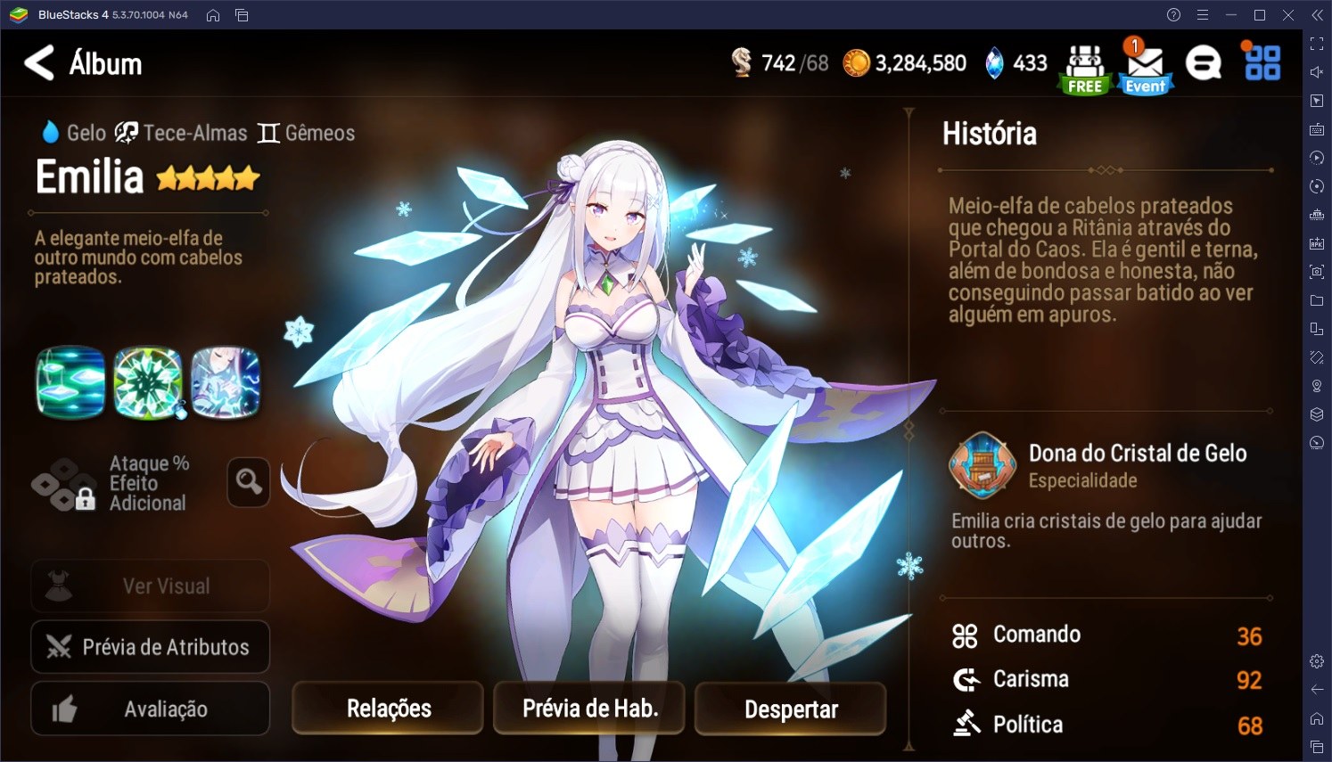 Guia de Herói de Epic Seven - Emília - Habilidades, Builds, Recomendações de Equipes e Mais