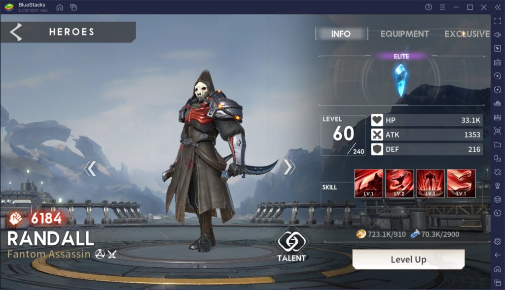 Гайд по развитию героев в Eternal Evolution BlueStacks