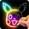 Learn to Draw Glow Cartoon