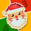 Christmas Gem: Color By Number