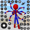 Stick Rope Hero: Spider Game