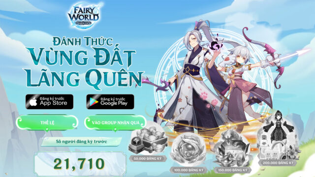 Fairy World: Thần Giới: Game nhập vai kết hợp đấu tướng mới từ Funtap