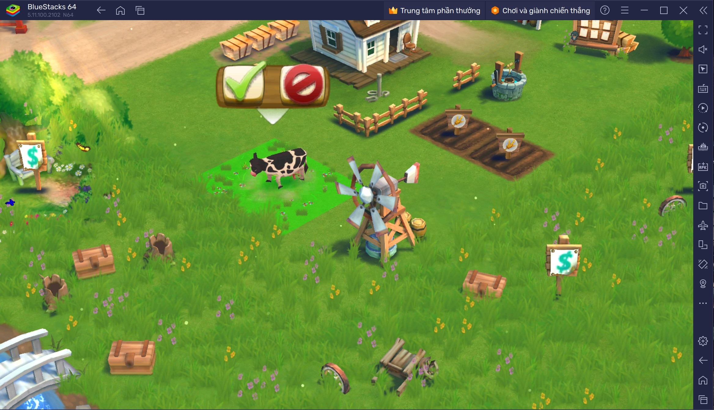 Trải nghiệm làm vườn khi chơi FarmVille 2: Đồng quê vẫy gọi trên PC