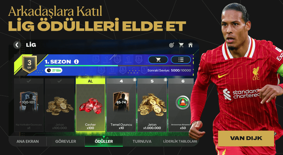 EA SPORTS FC™ Mobile Futbol Lig Güncellemesi: Daha Uzun ve Rekabetçi Bir Deneyim