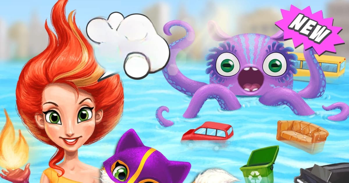 Download Play Power Girls Super City Superhero Salon Pets on