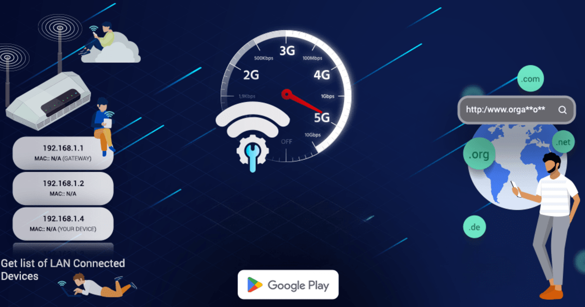 Download and run 5G Speed Tester WiFi Tools on PC & Mac (Emulator)