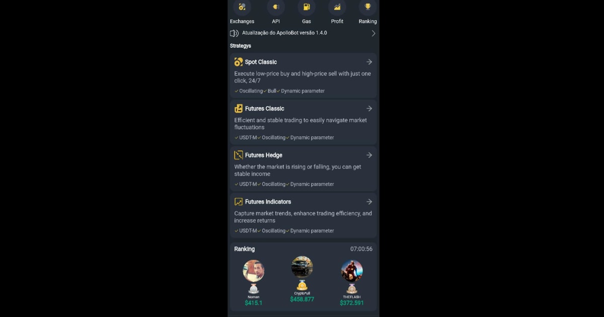 Download and run ApolloBot-Binance OKX Bitget on PC & Mac (Emulator)