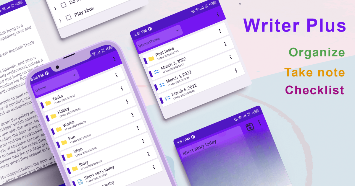 Pc Writer Descarga y ejecuta Writer Plus : Note & Checklist en PC y Mac (emulador)