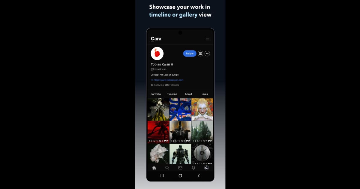 Download and run Cara: Art & Social on PC & Mac (Emulator)
