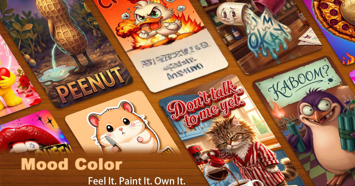 Download & Play Mood Swear Meme Coloring Games on PC & Mac (Emulator)