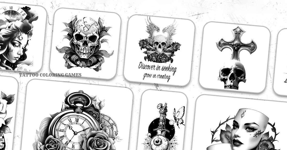 Download and Play Tattoo Coloring Games on PC & Mac (Emulator)