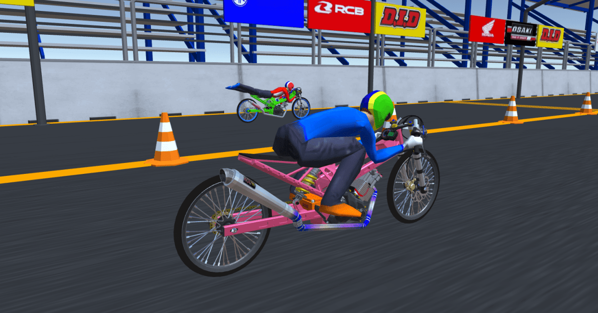 Download & Mainkan Drag King 201m thailand racing game di
