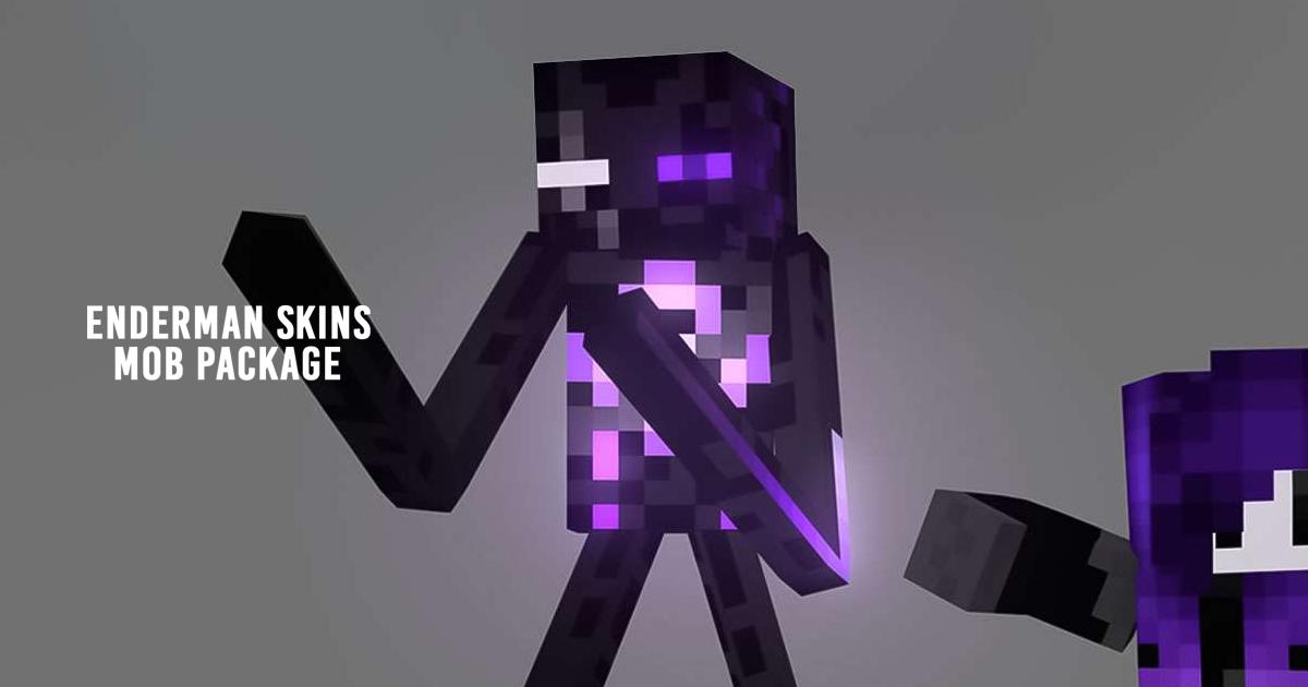 Purple Enderman, Minecraft Skin