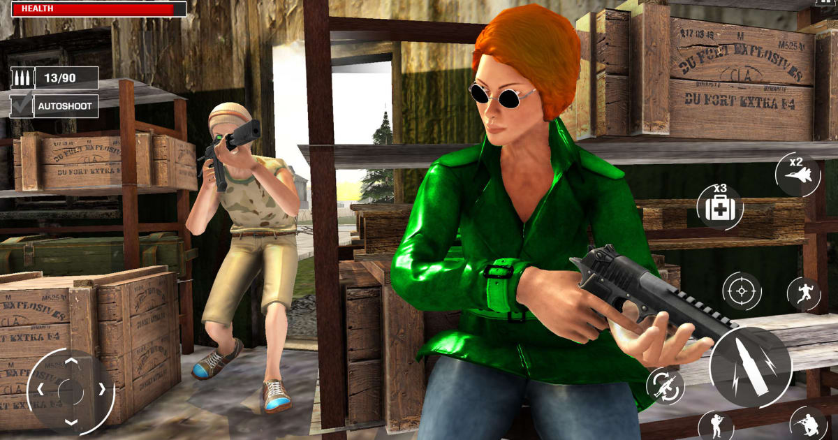 Baixar & Jogar Jogos de tiro combate pistolas no PC & Mac (Emulador)