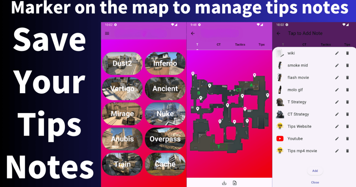 Baixe e rode CS2 Tips Manager - Notepad no PC e Mac (emulador)