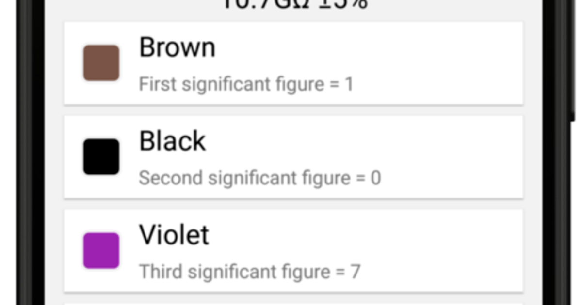 Resistor Color Code Emulator Download and run Resistor Color Code And SMD Code Calculator on PC ...