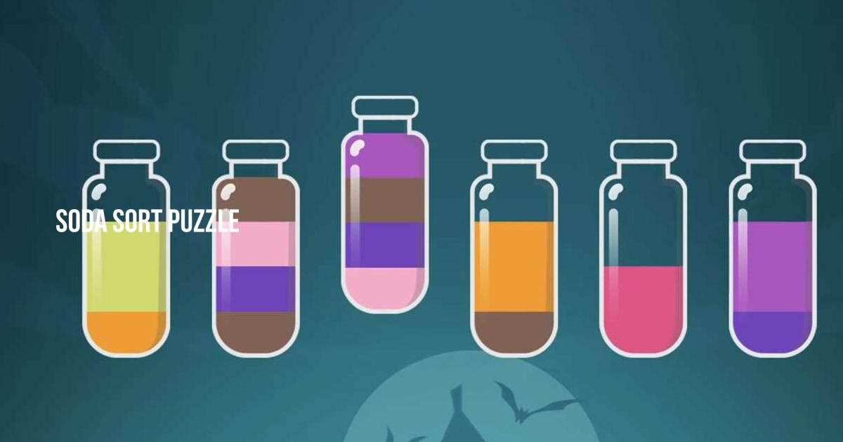 Soda Sort: Water Color Puzzle