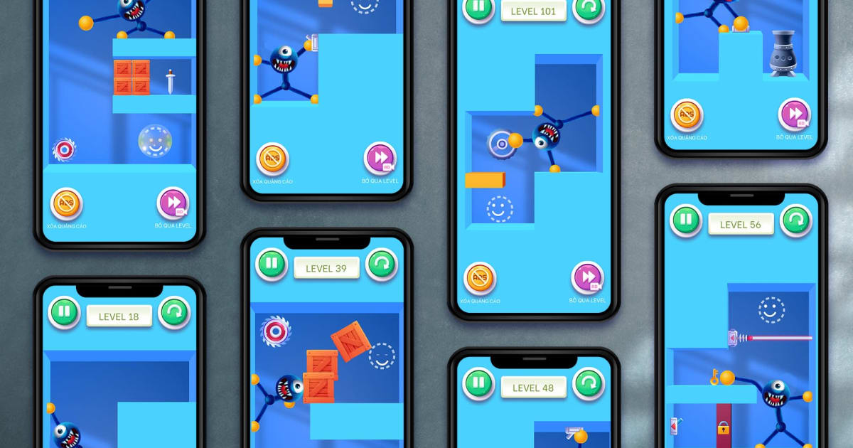 Download & Play Blue Monster: Stretch Game on PC & Mac (Emulator)