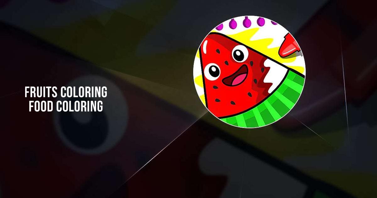 Download & Play Fruits Coloring book Kids Food on PC & Mac (Emulator)