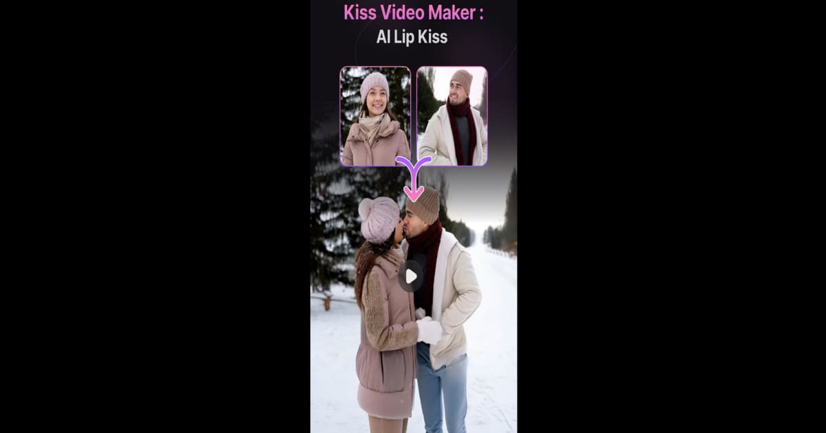 Download and run AI Kiss Video- Hug Video Maker on PC & Mac (Emulator)