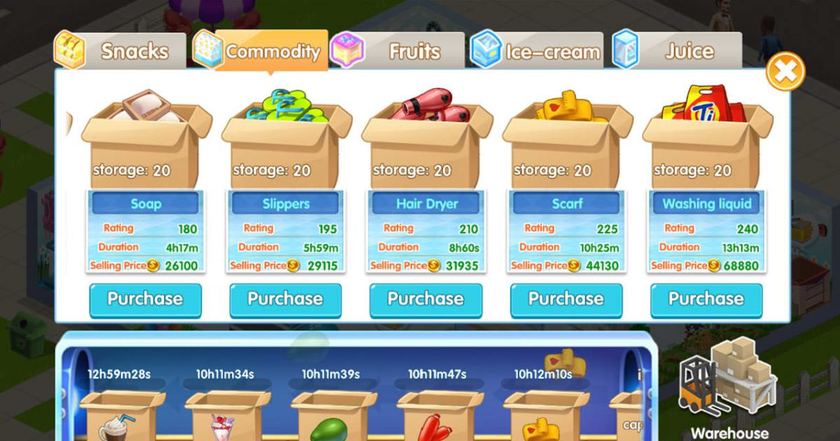 Download & Play My Supermarket Story Store tycoon Simulation on