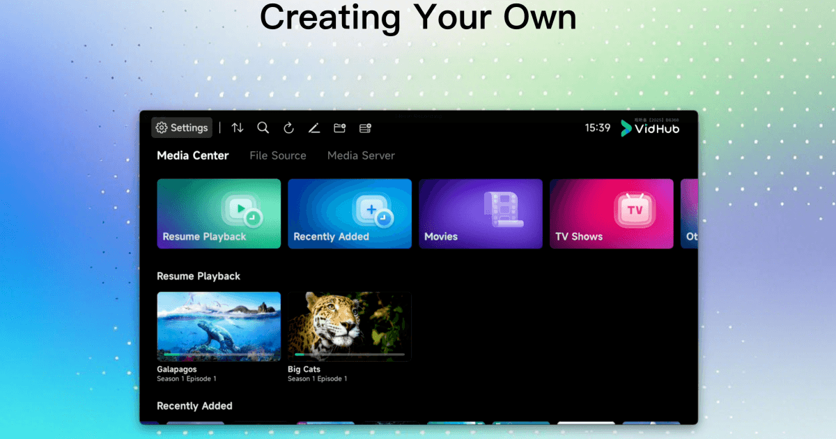 Download and run VidHub - Ultimate media player on PC & Mac (Emulator)
