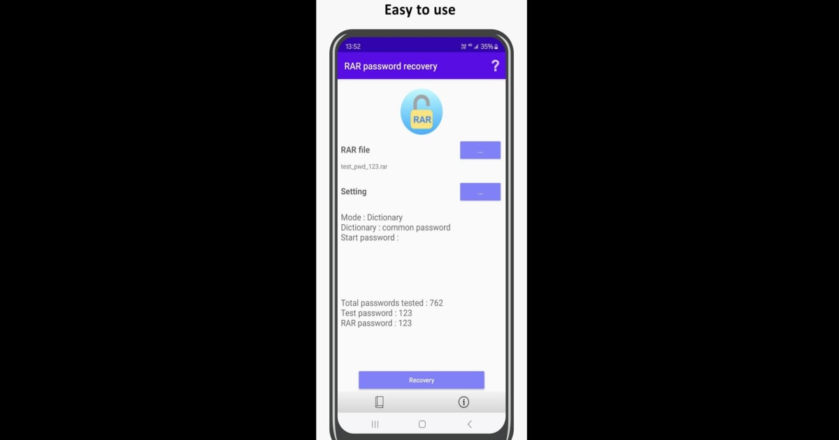 Android Utility Rar Password Descarga y ejecuta RAR password recovery en PC y Mac (emulador)