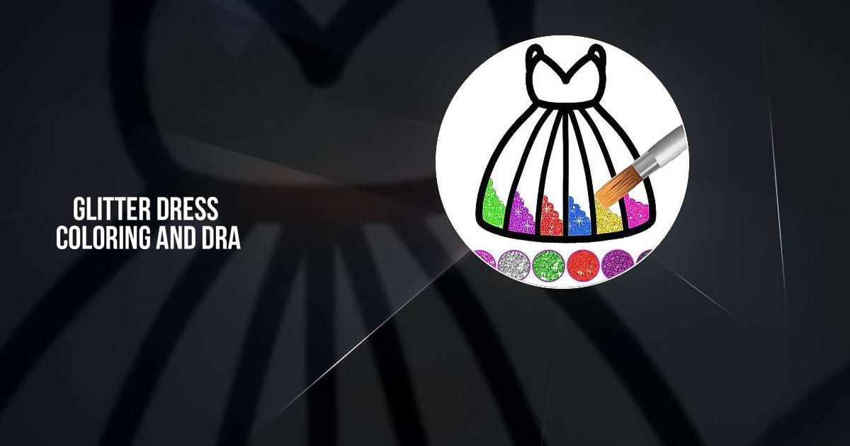 Download & Play Glitter dress coloring and dra on PC & Mac (Emulator)