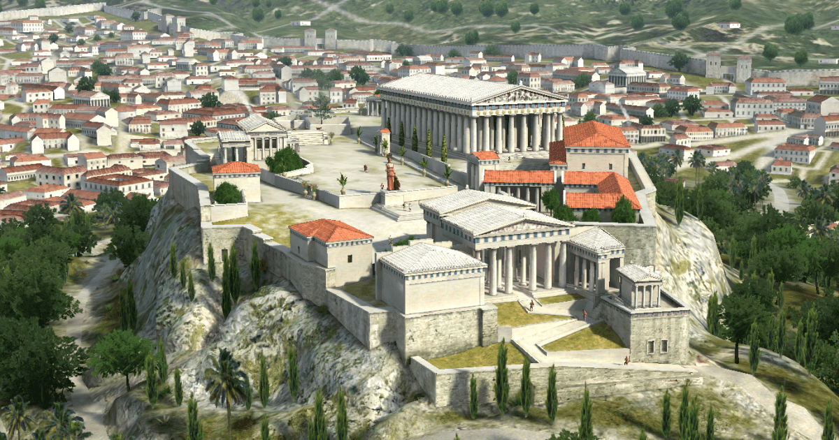 Download and run Acropolis educational 3D scene on PC & Mac (Emulator)