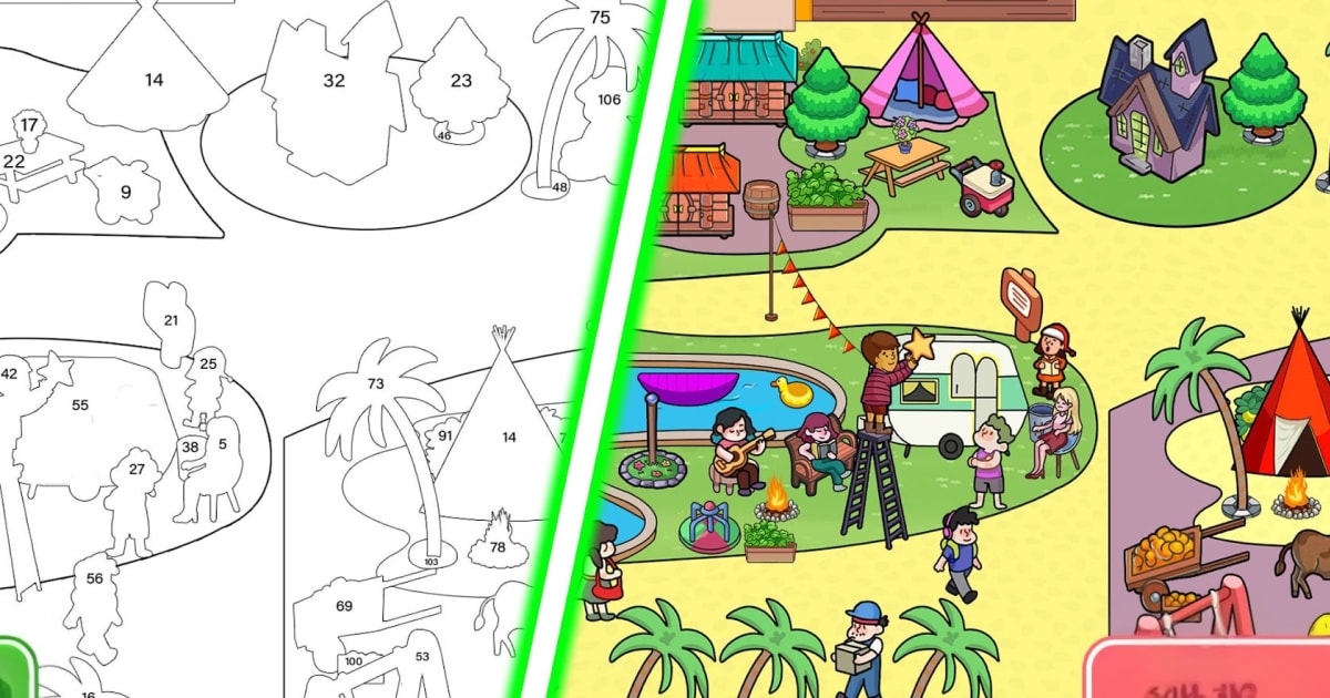 Download & Play Sticker Coloring Puzzle Book on PC & Mac (Emulator)