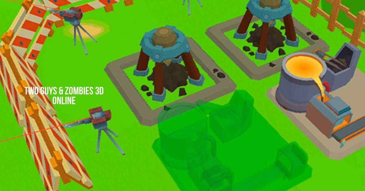 Download & Play Two Guys & Zombies 3D Online on